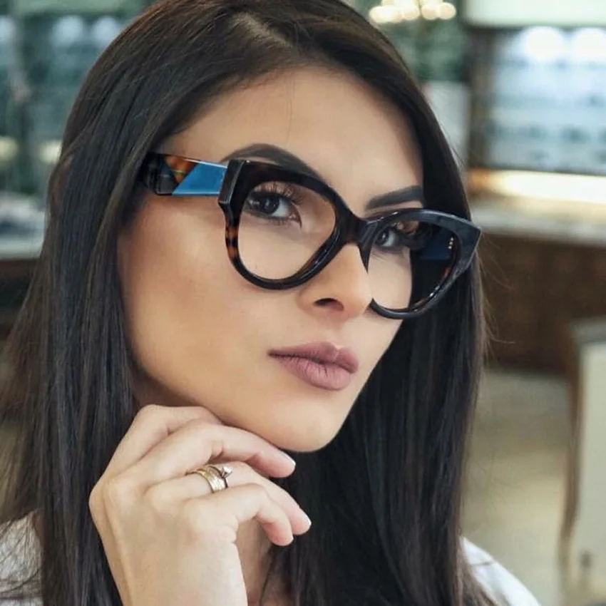 

MADELINY 2018 Fashion Cat Eye Women Optical Clear Reading Glasses Vintage Transparent Glasses Brand Design Goggles Oculos MA312
