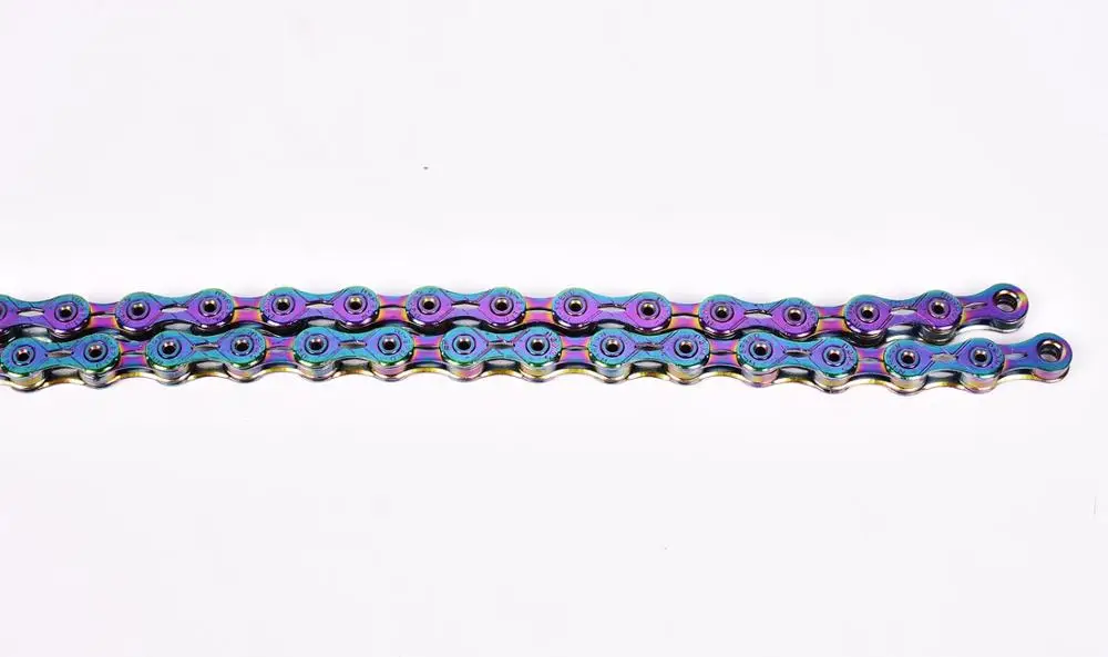 SUMC 9 10 11 12 speed Bicycle Rainbow Chain Colorful MTB Mountain Road Bike Shifting Chain With Missinglink For Shimano Sram