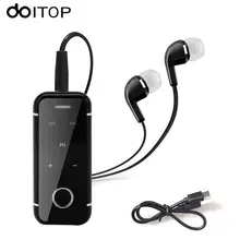 DOITOP i6s Мини Bluetooth гарнитура Беспроводные Heahphone спортивные наушники стерео музыка вкладыши воротник клип Handsfree с микрофоном наушник