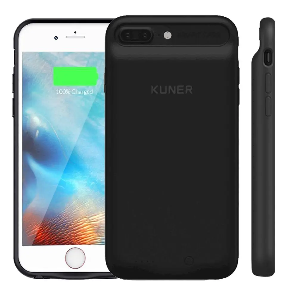Support wired headset / Battery case For iphone 7 8 Plus