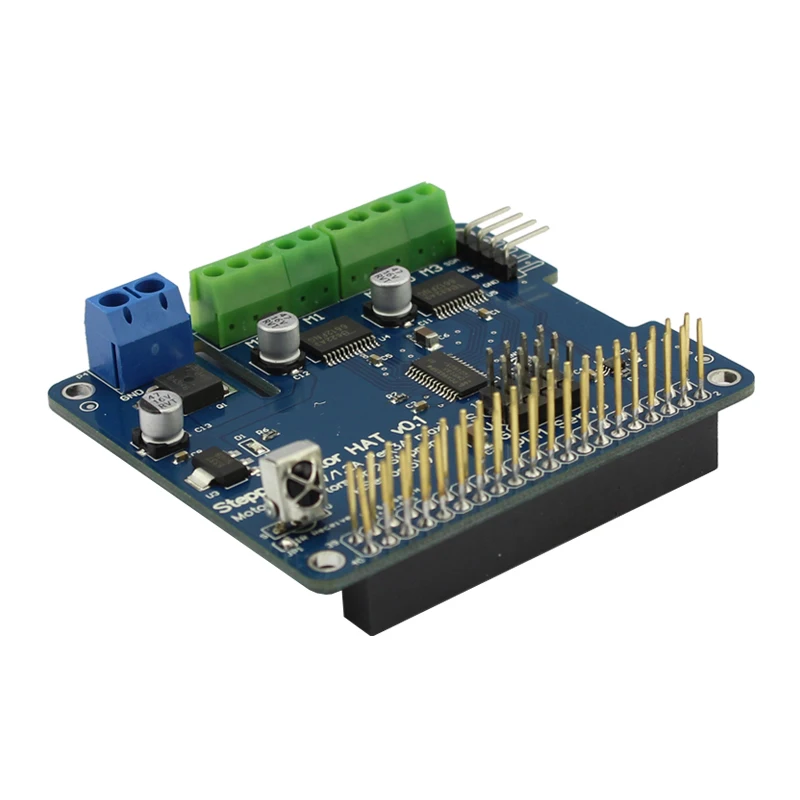 

Elecrow Stepper HAT Motor for Raspberry Pi 3 Model B 2B A+ B+ Zero Stepper Servo Motor IR Romote Expansion Board DIY Robot Kit