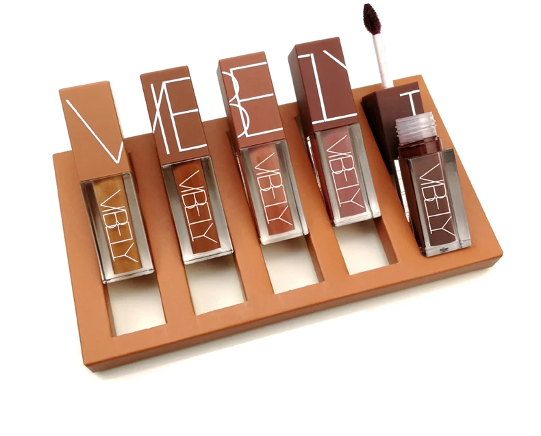 

1Pc Vibely Beauty Makeup Long-lasting Lip Color Velvet Red Brown Liquid Lipstick Matte Lip Gloss Cosmetic For Lips Make Up #