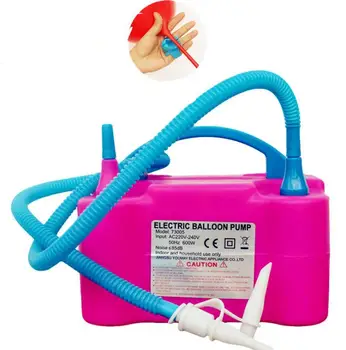 Price Portable Dual Nozzle Electric Balloon Blower Pump Electric Balloons Inflator For Wedding Show Birthday Party Decoration Supplies