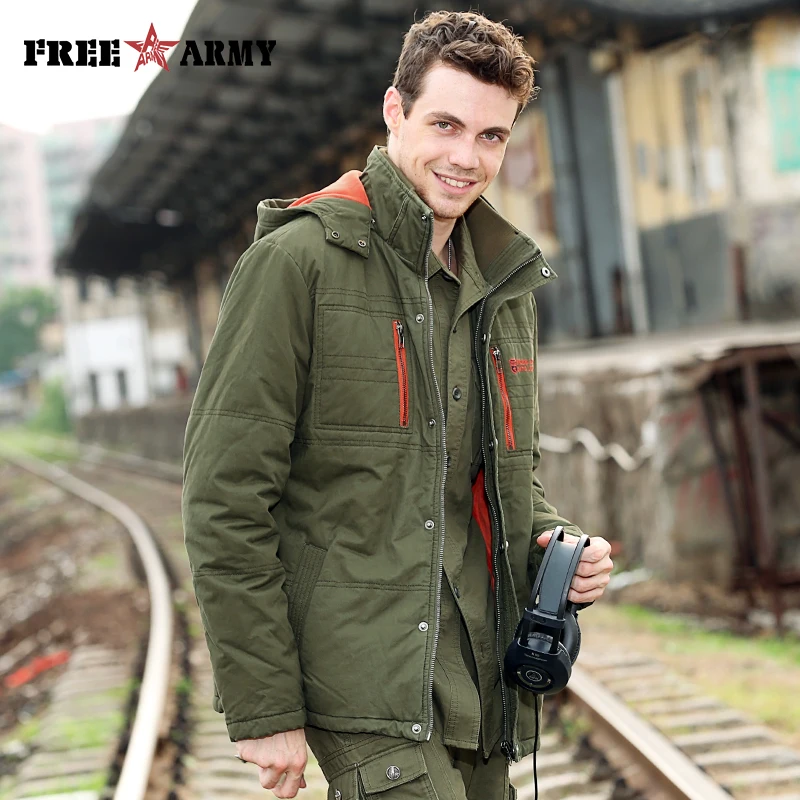 Nieuwe Winter Mannen Jas Merk Jassen Katoen Warme Winter Jassen Militaire Parka Groen Capuchon Voor Mannen Ms-6031 Nieuwe Winter Mannen Jas Merk Jassen Katoen Warme Winter Jassen Militaire Parka Groen Capuchon Voor Mannen Ms-6031