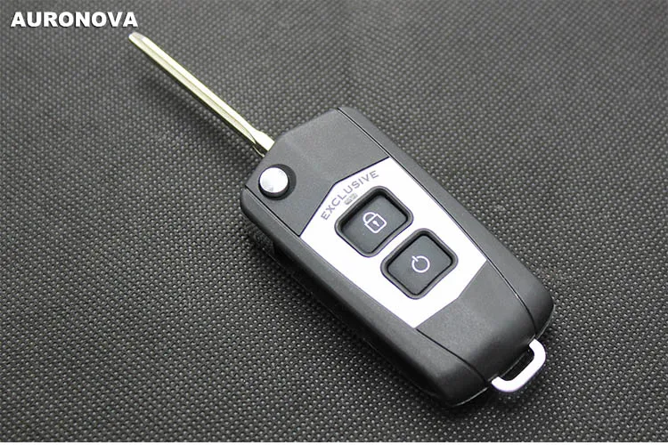 AURONOVA апгрейд складной ключ оболочки для hyundai Elantra 2 кнопки дистанционного ключа автомобиля чехол модный тип