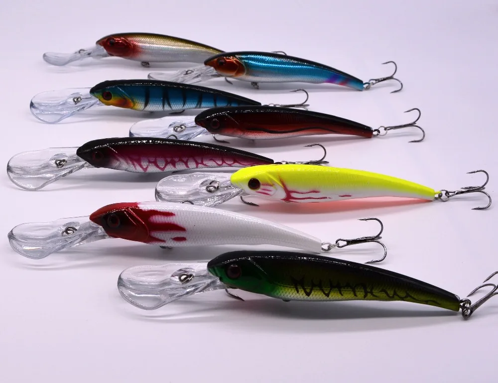 16 5 см 29 г Рыболовная Приманка Minnow жесткая приманка с 2 рыболовными крючками