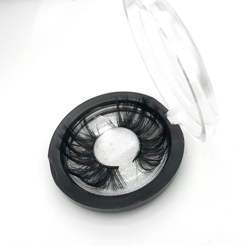 

1 Pair Dramatic 25mm Eyelashes Extra Length Mink Eyelashes Volume Eyelashes Strip Thick False Eyelashes