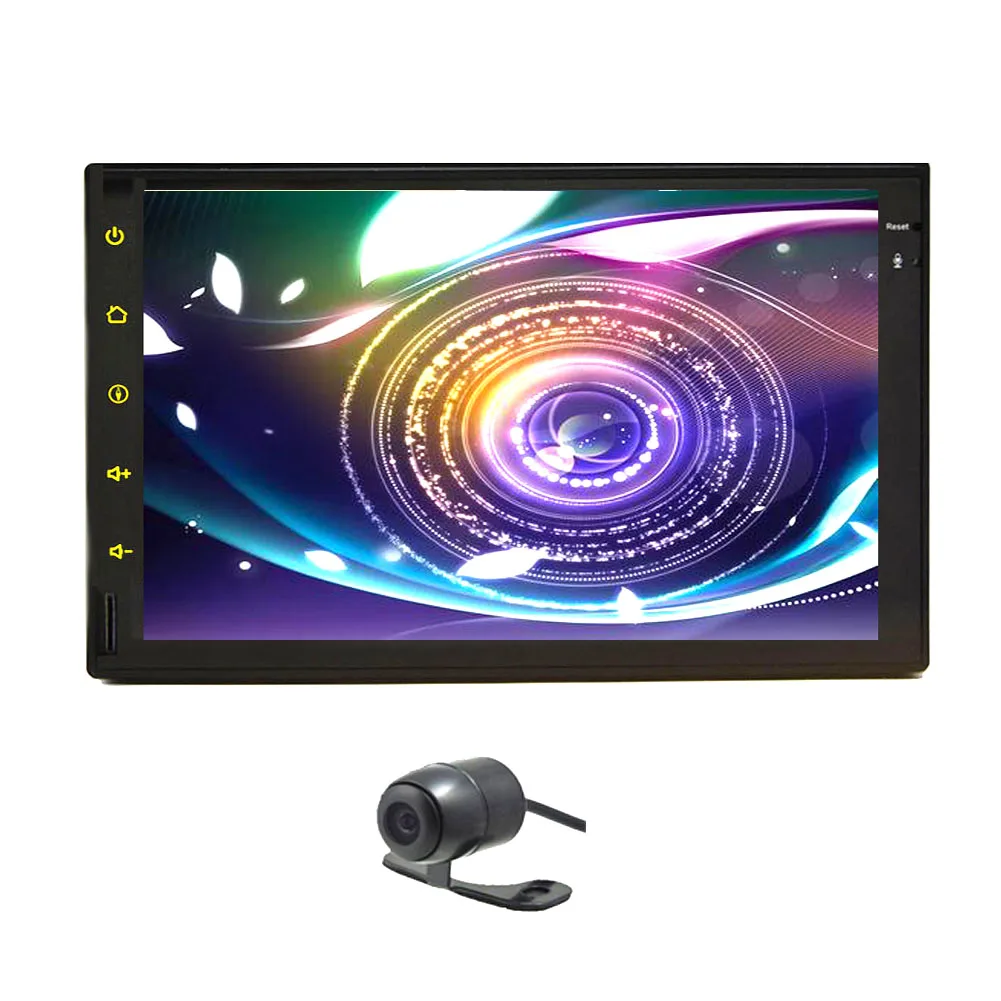 Sale 1080P No-DVD System GPS Stereo WiFi Android 5.1 Car Radio FM OBD2 Navigation PC Video Camera Touchscreen USB 4-CORE 13