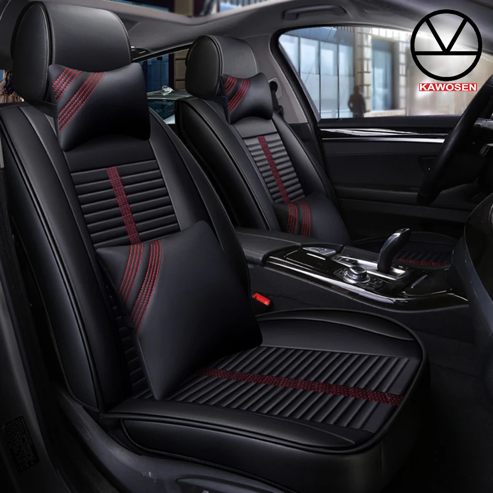 

KAWOSEN PU Leather Whole Car Cushion for Tucson Dustproof Seat Cover, Promotion Waterproof Car Seats with Storage Bag PCSC02