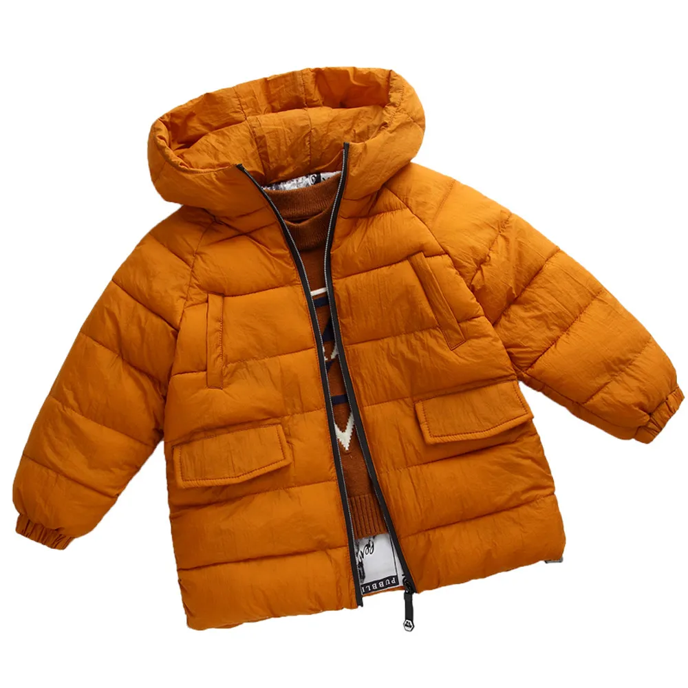 

New Arrival Fashion Kids Coat Boys Girls Thick Coat Padded Winter Jacket Clothes Hooded Outerwear