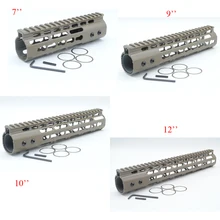 TriRock горячий загар/Плоская темная земля 7 ''9'' 10 ''12'' Длина бесплатно поплавок ключ мод поручень