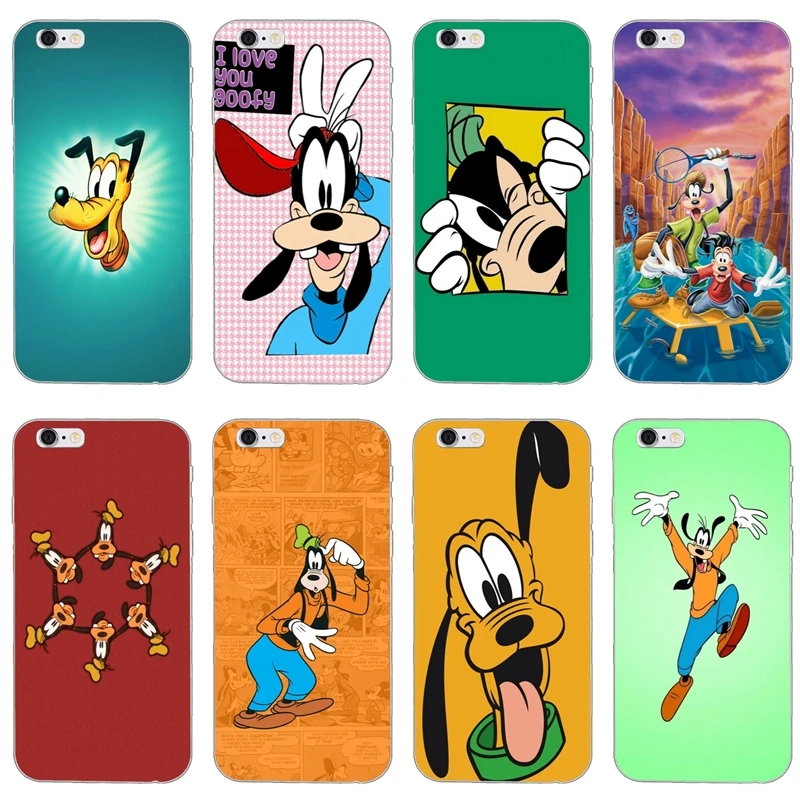 

Goofy Dog Pluto For iPhone X XR XS Max 8 7 plus 6s 6 plus SE 5s 5c 5 4s 4 iPod Touch case Soft phone cover