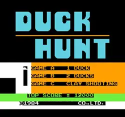 Duck Hunt Region Free 8 бит игровая карта для 72 Pin видео игры плеер