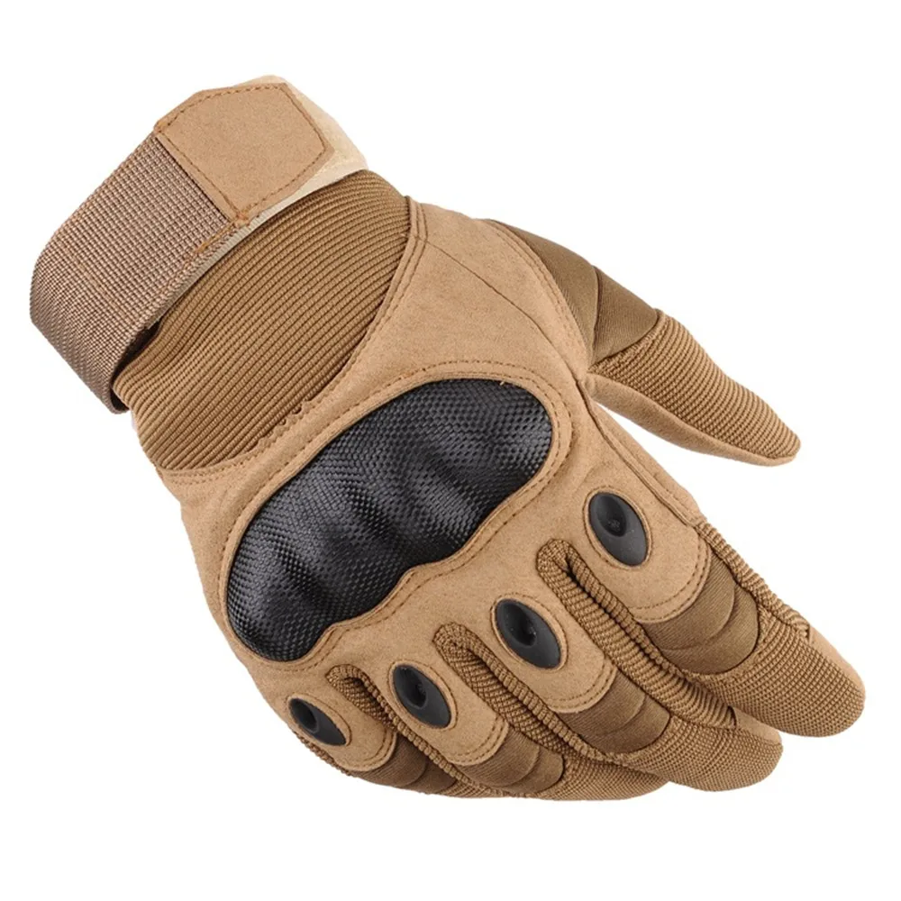 

Hkqz New Touch Screen Black Hawk Tactics Full Finger Gloves Slip Wear Motorcycle Outdoor Army Fan Protective Gloves