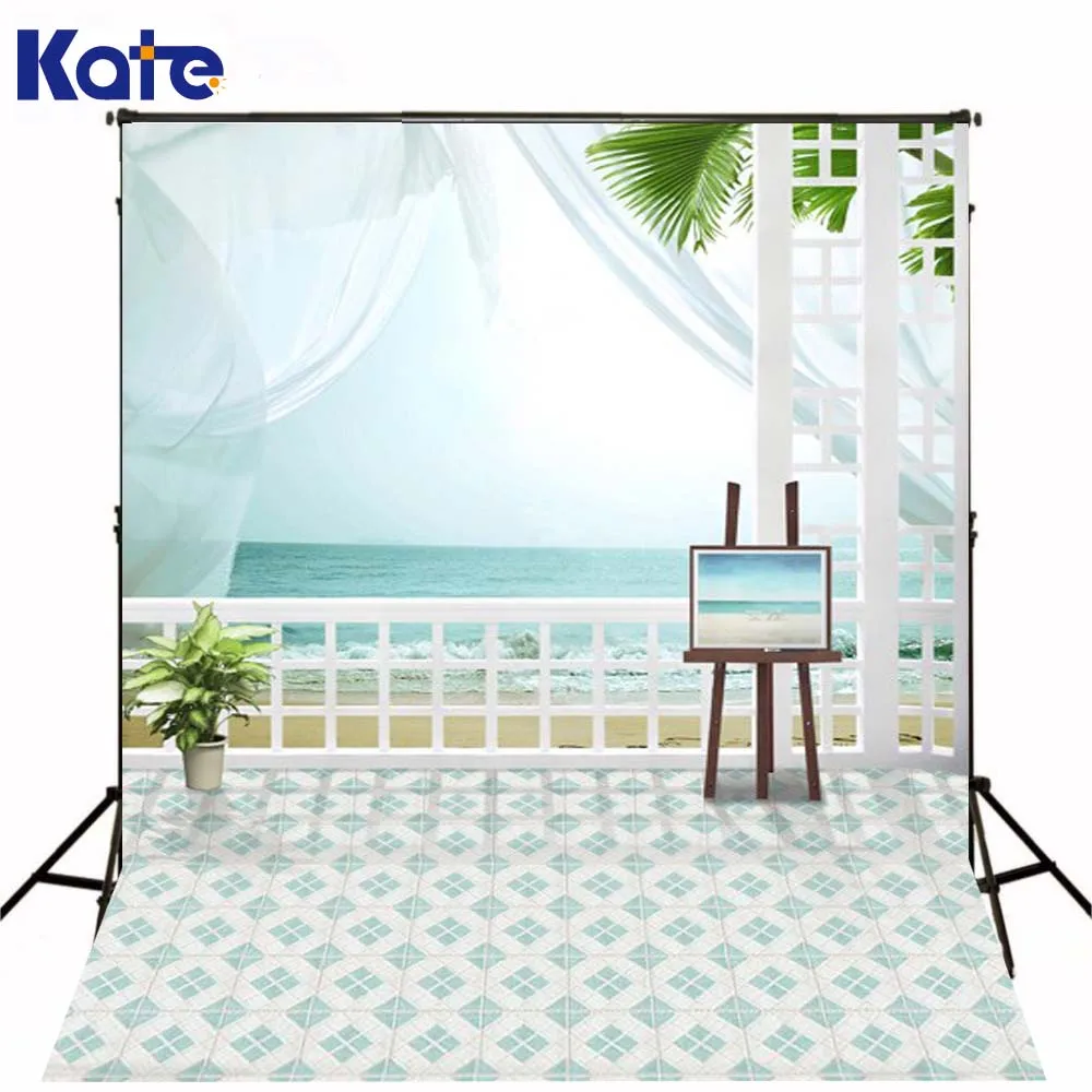 

200Cm*150Cm Slate Floor Tiles Sea Curtainsbackdrop Photography Mini Backgrounds Studio Backgrounds Lk -1616