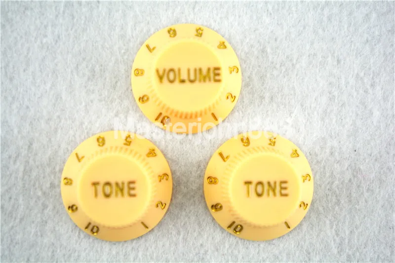1 Set of Electric Guitar Control Knobs 1 Volume&2 Tone Knobs For ST SQ