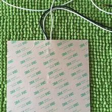 500 Вт 230 В 200 мм X 200 мм, W/NTC 100 к термистор, силиконовые нагреватель 3D-принтеры нагреватель, Heatbed, 3 м клейкой подложки промышленный нагреватель