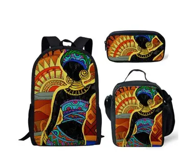 

Black Queen African American Girl 2019 School Bags for Teenagers Girls School Backpack Children Schoolbag Kids Bags