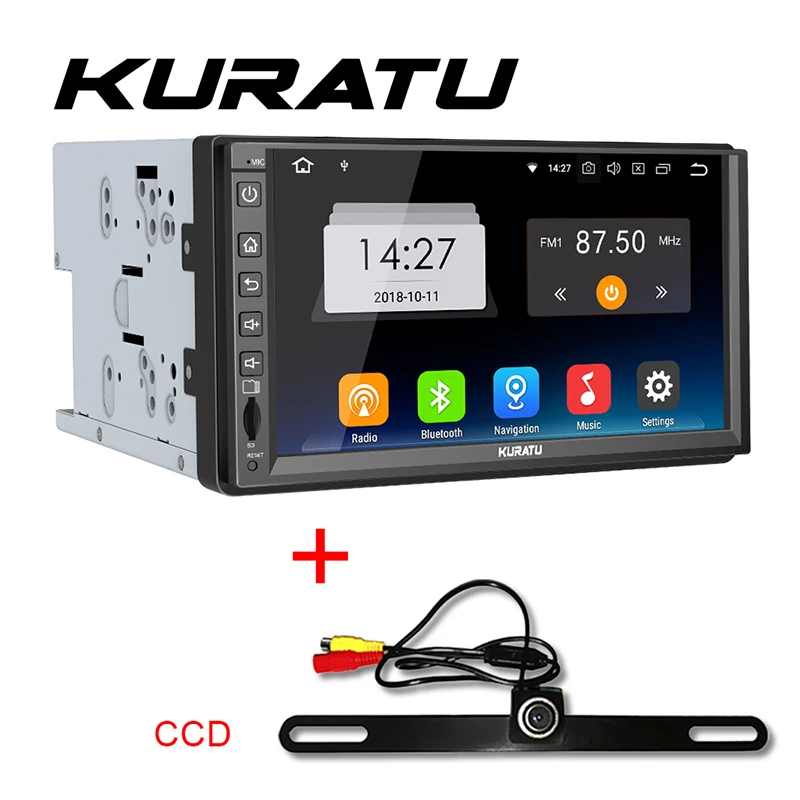 Kuratu アンドロイド 8 0 Gps ナビゲーション マルチメディアプレーヤーで車両ダッシュとリアビューカメラリモコン Aliexpress Automobiles Motorcycles