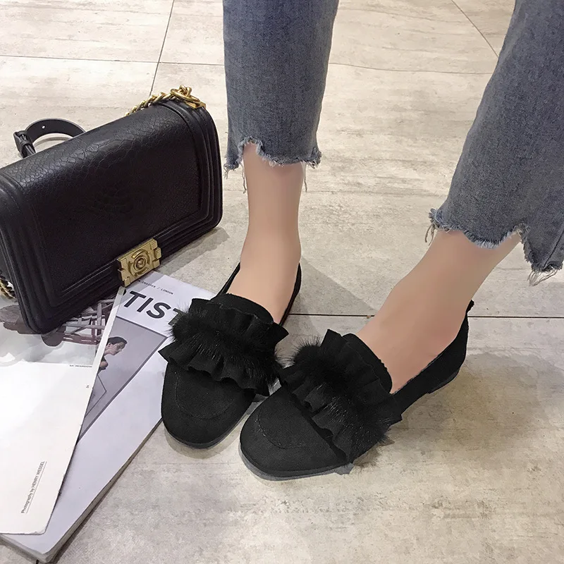 

New women's shoes leather ladies flat women's casual shoes flat women's