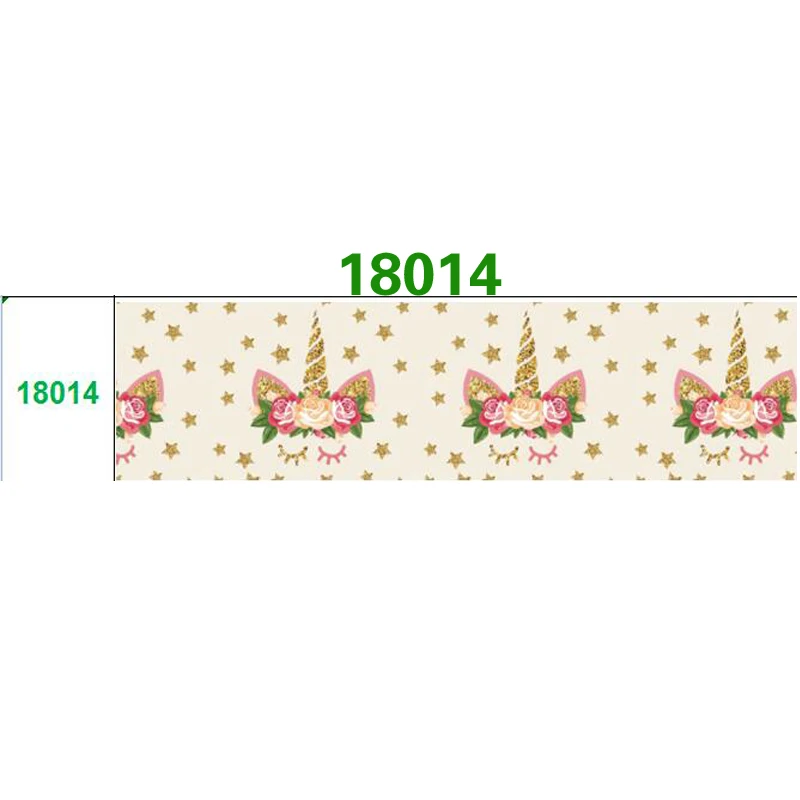 50 ярдов мультфильм напечатанный grosgrain ленты 18016 - Цвет: 18014
