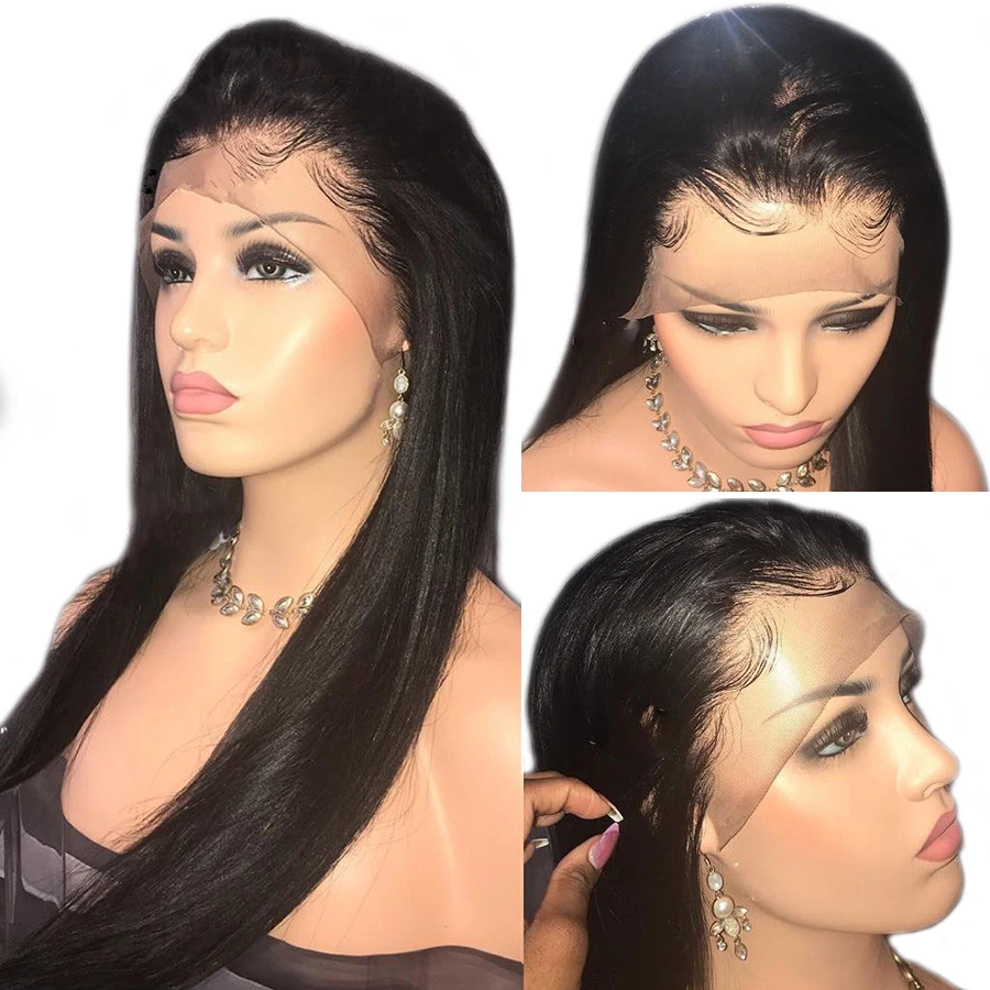 pre plucked human hair wigs for black women