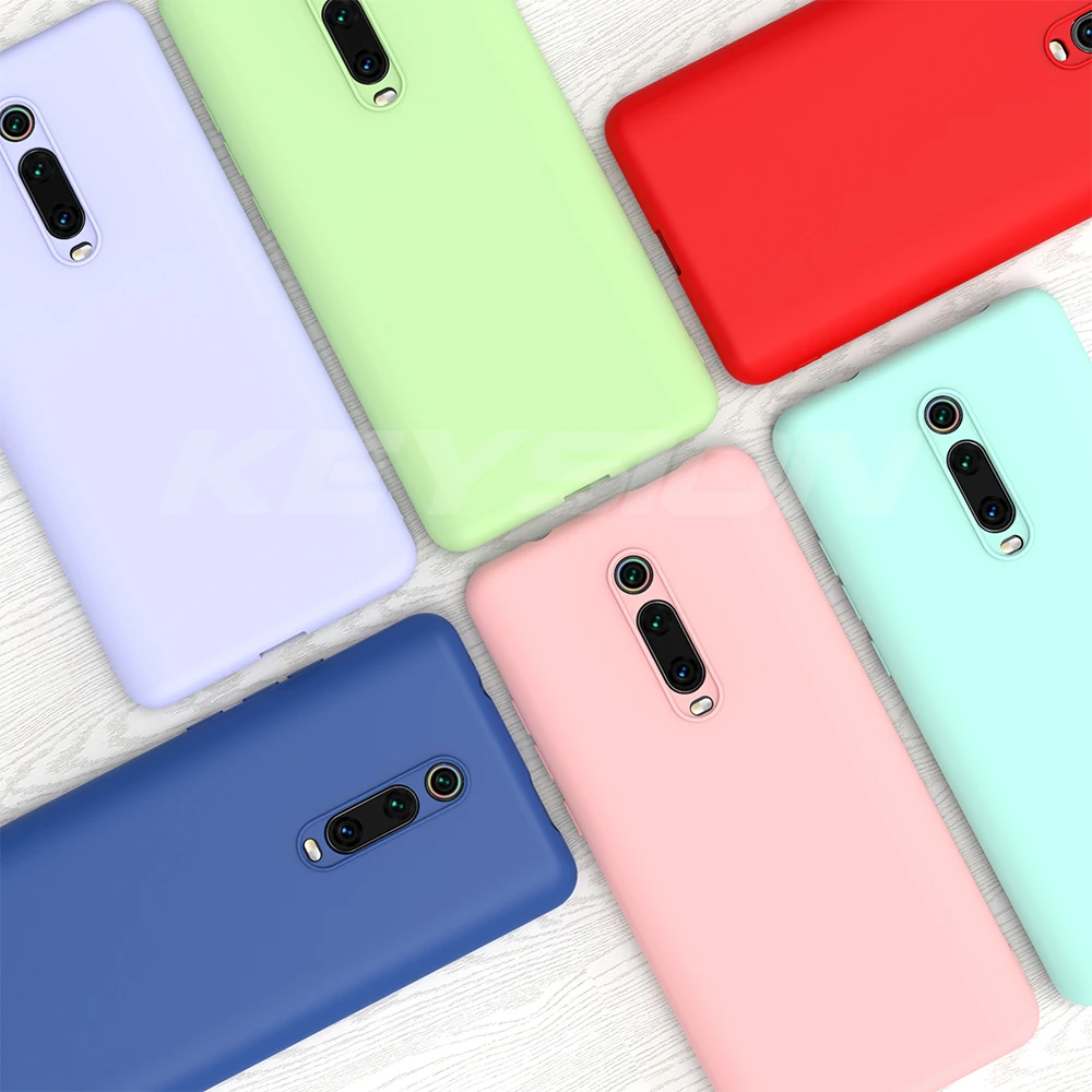 

KEYSION Liquid Silicone Case for Xiaomi Mi 9T Pro Redmi K20 Pro Soft TPU Shockproof Coque Phone Cover For Xiaomi Mi 9T Mi 9 9 SE