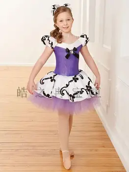 

2018sale Gymnastics Leotard Gymnastics Leotard For Girls Child Dance Costume Fashion Ballet Skirt Latin Jazz Dress For Children