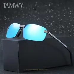 TAMWY бренд дизайн поляризованных солнцезащитных очков для Для мужчин Для женщин Алюминий магния рама спортивные солнцезащитные очки Винтаж