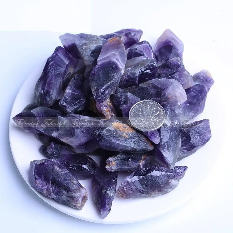 Aaa 100g Natural Amethyst Points Quartz Purple Crystals Aaa 100g Natural Amethyst Points Quartz Purple Crystals Rough Rock Specimen Cry Stoneinerals F970
