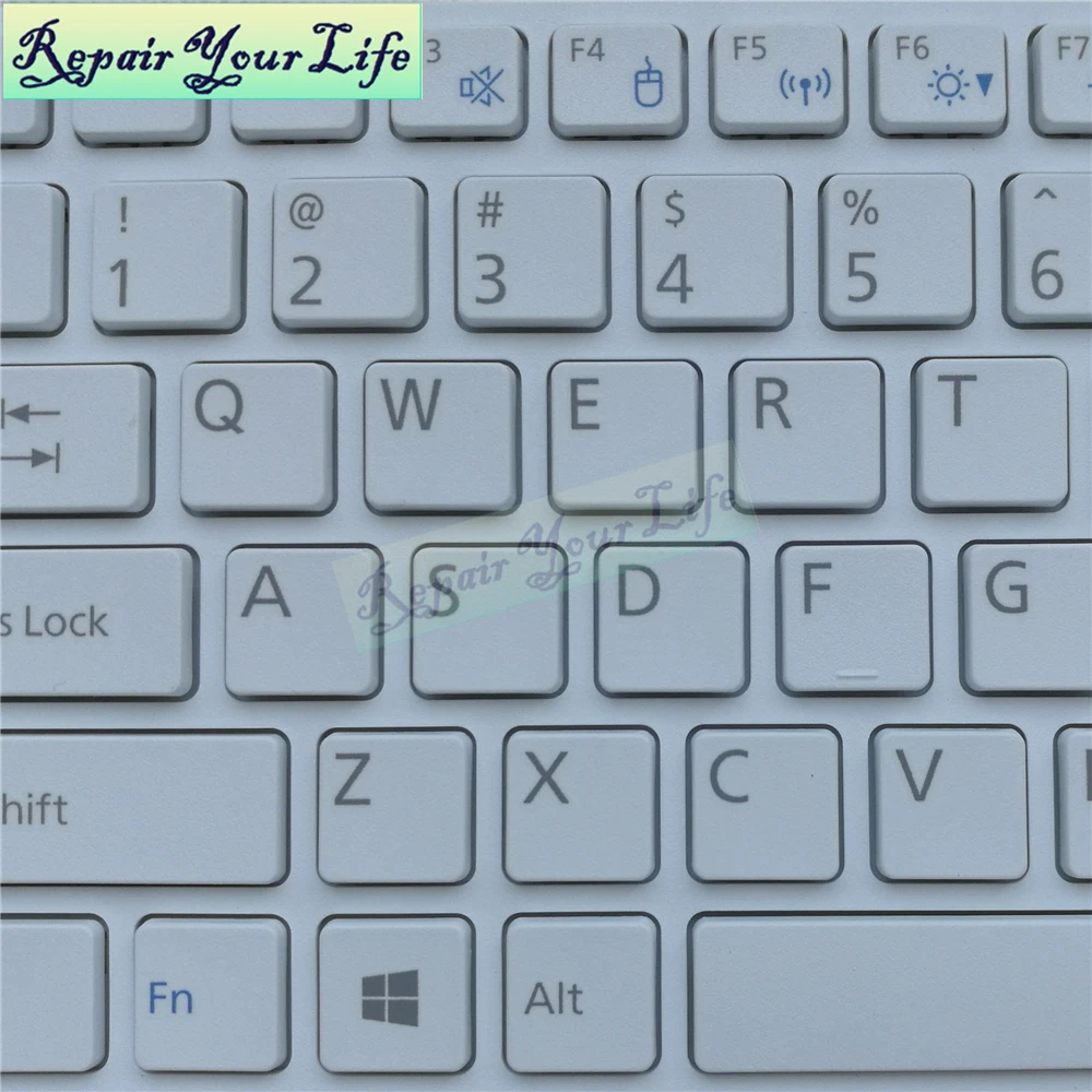 Ремонт вас жизнь Клавиатура ноутбука для Fujitsu LifeBook AH566 AH756 AH766 AH557 AH575 США Клавиатура белый Прямая поставка