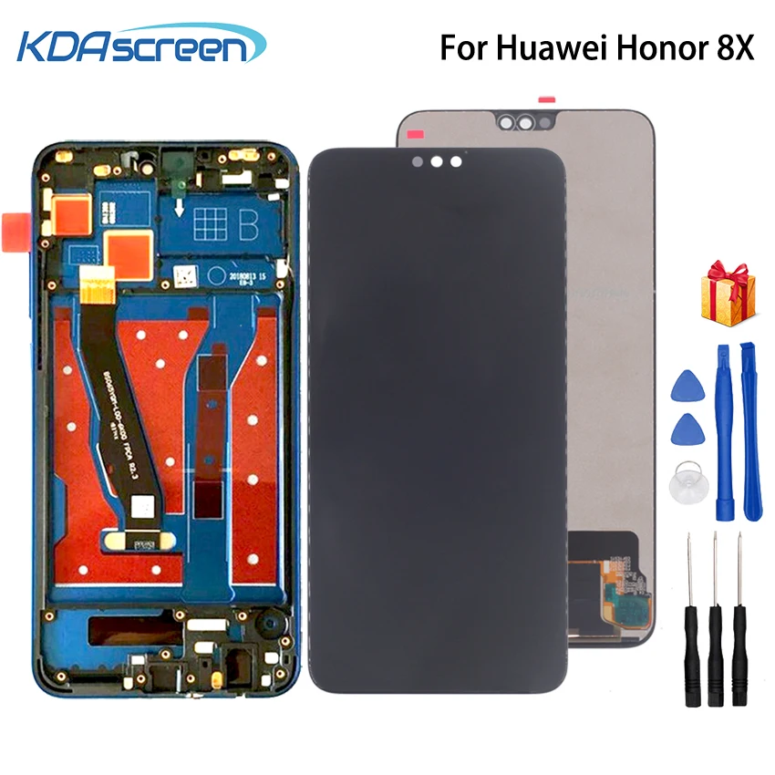 

For Huawei Honor 8X LCD Display Touch Screen Digitizer For Huawei Honor 8X JSN-L21 JSN-AL00 JSN-L22 LCD Display With Frame