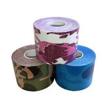 3 шт. камуфляжная Спортивная Кинезиология набор лент хлопок налокотники наколенники забота о мышцах терапевтические бинты 2,5 см/3,8 см/5 см* 5 м