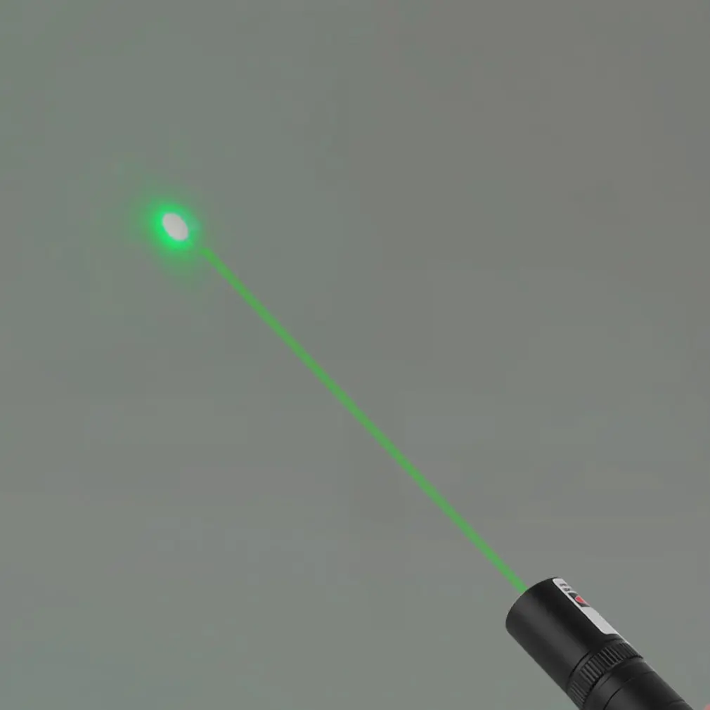 Водонепроницаемая лазерная указка ручка Высокая мощность зеленый портативный 3 цвета 10 м 532nm 850 Видимый луч яркий светильник красный фиолетовый Прямая поставка - Цвет: Зеленый