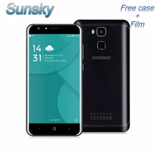 Ursprüngliche doogee y6 5,5 “HD Android 6.0 4G LTE Smartphone 2 GB 16 GB MT6750 64-Bit Octa Core 13.0MP Fingerprint ID Handy