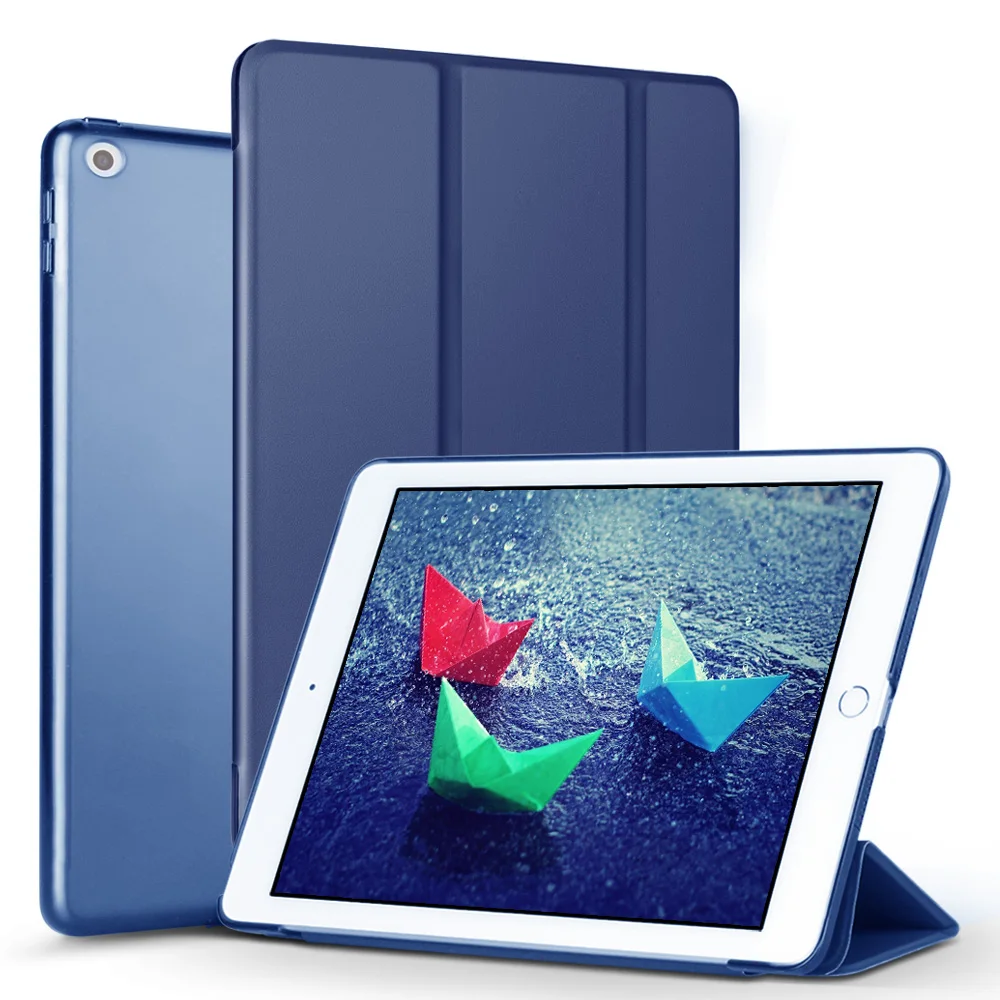Чехол для iPad 9 7 дюйма (Новинка 2017) ZVRUA тонкий трехслойный чехол из искусственной