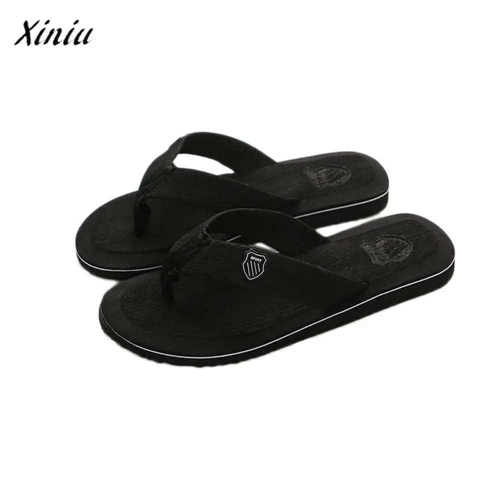 

xiniu Men's Hot Retro Design Summer Soft Leisure Flip-flops Slippers Beach Sandals Indoor&Outdoor Casual Shoes #A0126