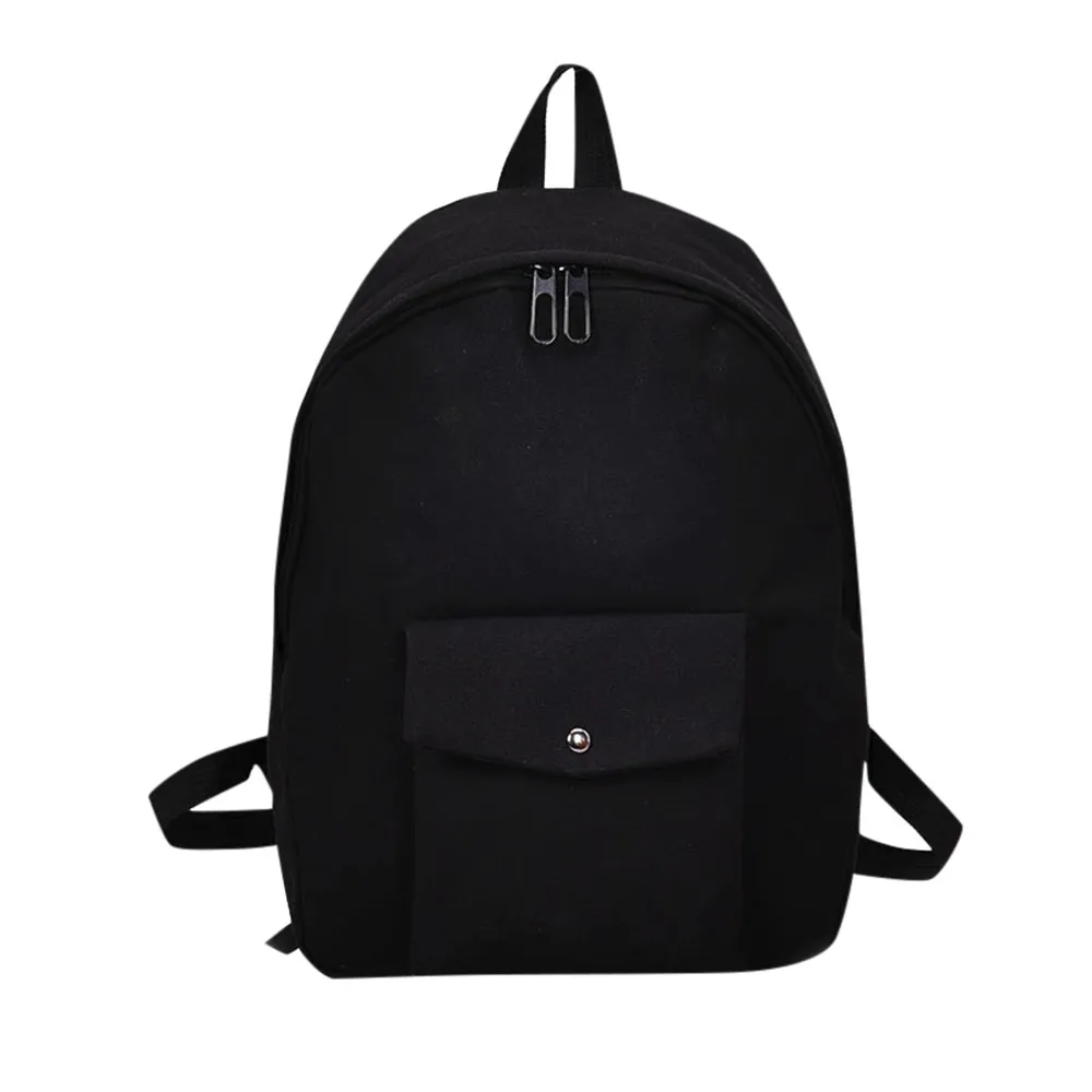 

Women Backpack Girls Fashion Canvas Black Backpack Large Capacity Ladies Travel Back pack mochila mujer bolsa feminina