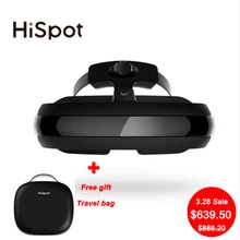 Hispot H2 Video Glasses 800inch Virtual screen smart glasses 3D VR Glasses VR games/film VR movies Virtual Reality Home IMAX