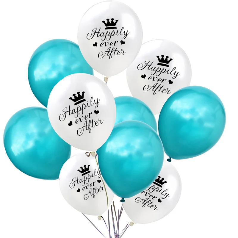 10 шт Baby Shower Happy Ever After латексные украшения из воздушных шаров на день рождения