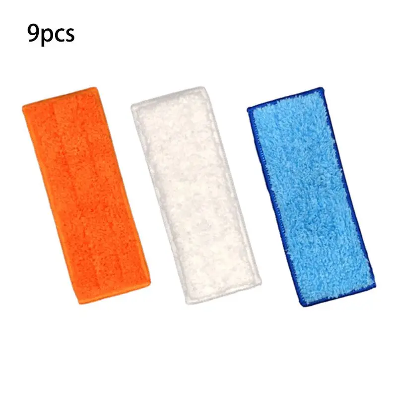 

9 pcs/lot Washable Mopping Pads for iRobot 240 241 (3 Wet Mopping Pads, 3 Damp Sweeping Pads and 3 Dry Sweeping Pads)
