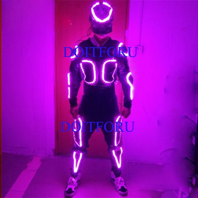 Mens Luminous led costume b