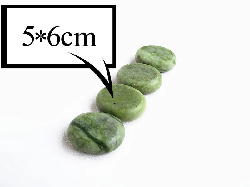 

wholesale 8 pcs/lot Hot Stone Therapy Power Stone Rock stone massage body stone/glaze jade small size 5*6cm