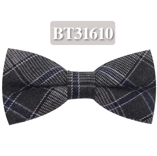 Модный галстук-бабочка для мужчин, Классическая клетчатая галстук-бабочка для бизнеса, свадьбы, банта для взрослых, хлопковые мужские бабочки, галстук зеленый, синий - Цвет: BT31610
