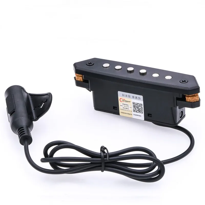 

High-Quality Preamp System Soundhole Pickup Sensor Magnetic Preamp EQ Equalizer for 39" to 42" Acoustic Folk Guitar