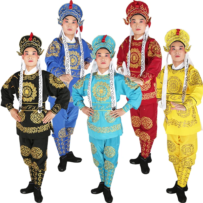 Ancient Opera drama men's military clothing film TV drama soldier long suits Sichuan Opera face changing men's military costume clothing store f type fitting room track simple dressing room partition cloth curtain men s and women s changing room nano gold