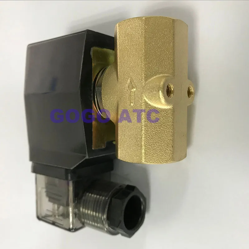 DC 12V G1//4/" 2 Way Electric Solenoid Valve Magnetic Water Inlet Flow Switch S140