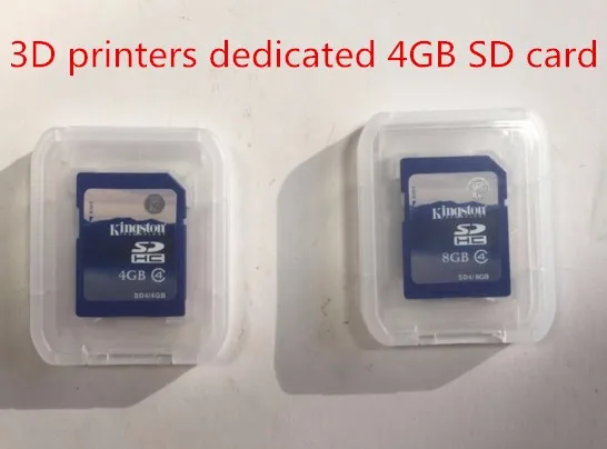  Fast Free Ship 3D printers dedicated 4GB SD card red rabbit motherboard accessories Touch screen 3d