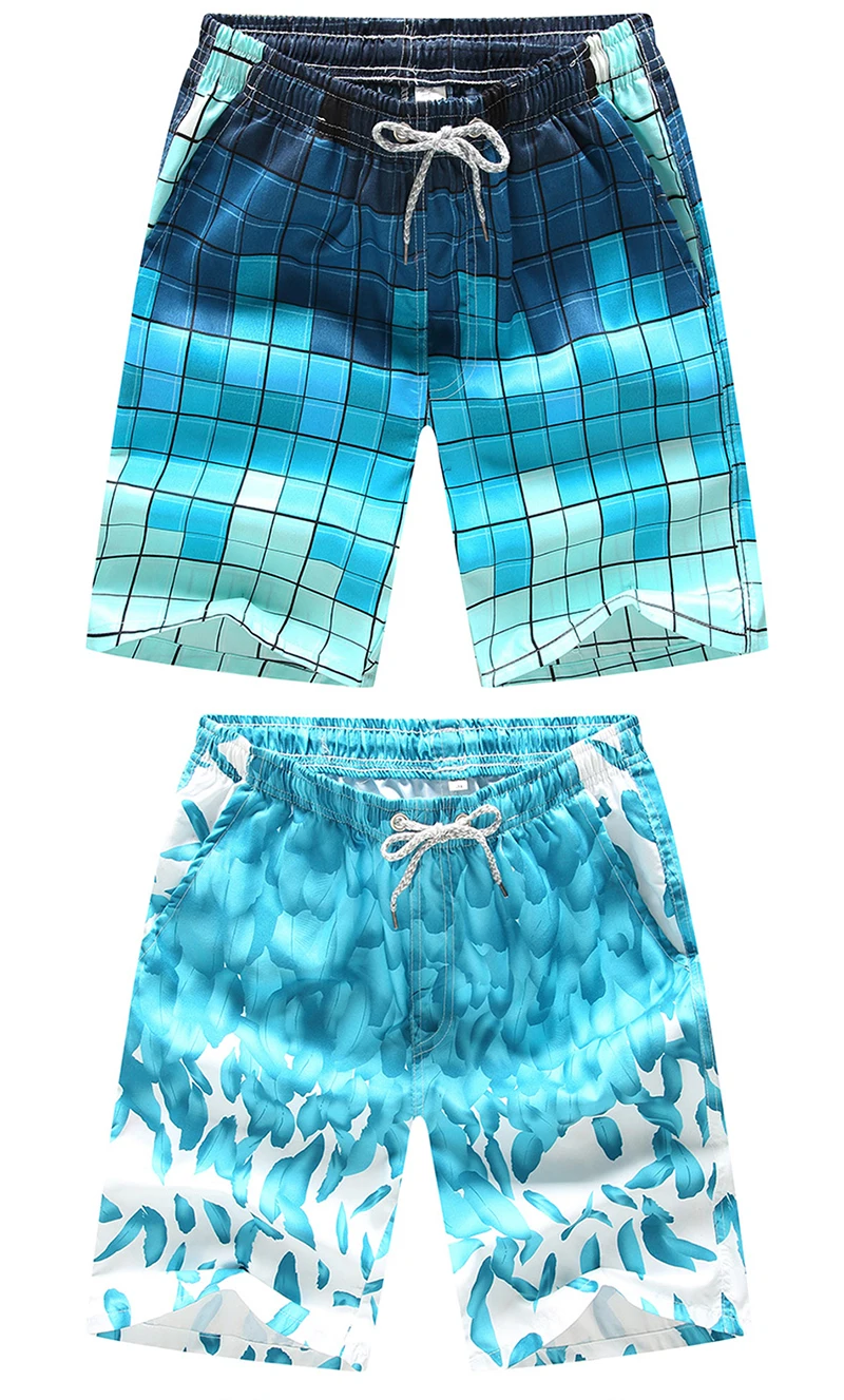 Лето мужские пляжные шорты Плавание шорты пляжные шорты мужские повседневное мужские шорты Большой Размер