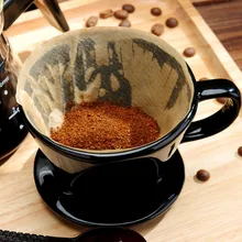 Популярный новейший ручной кофе керамический три-фильтр с отверстиями фильтр кофейный капельный стакан-чайник для 1-4 человек аксессуары для дома